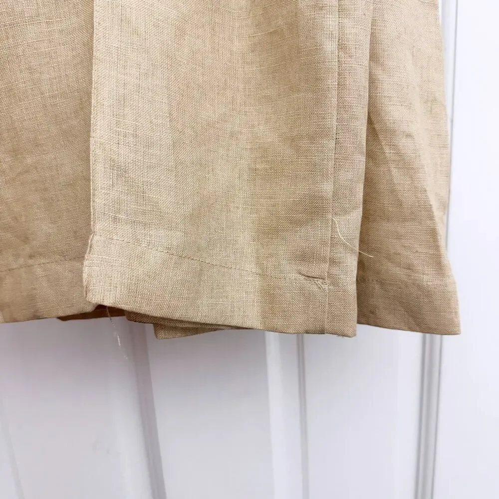Zara Linen Halter Jumpsuit (Size Medium)